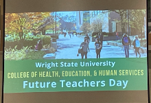 Slide for Wright State University's Future Teachers Day